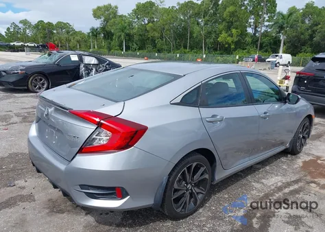 2020 Honda Civic Sport from USA, damaged, VIN 2HGFC2F86LH521199
